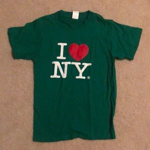 Green “I ❤️ NY” t-shirt size S